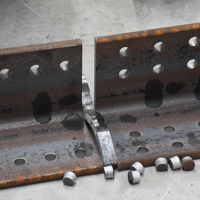 Máquina de perforación de acero de ángulo CNC